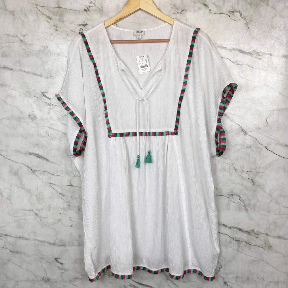 Womens J.Crew Beach Tunic Sz XL